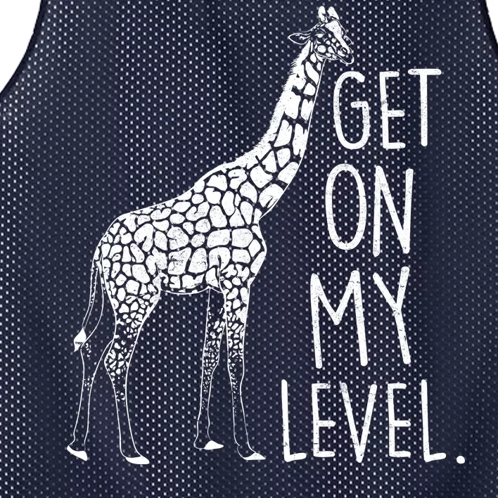 Get On My Level Giraffe Mesh Reversible Basketball Jersey Tank