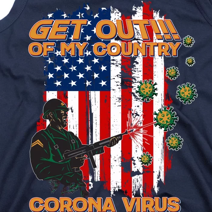 Get Out Of My Country Virus Pandemic Tank Top