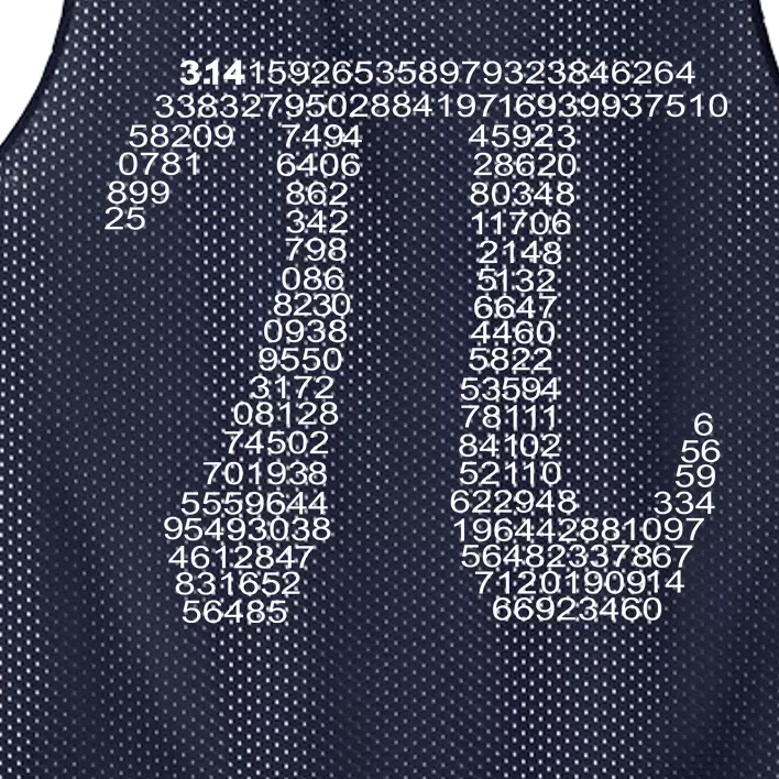 Get Pi Math Geek Mesh Reversible Basketball Jersey Tank