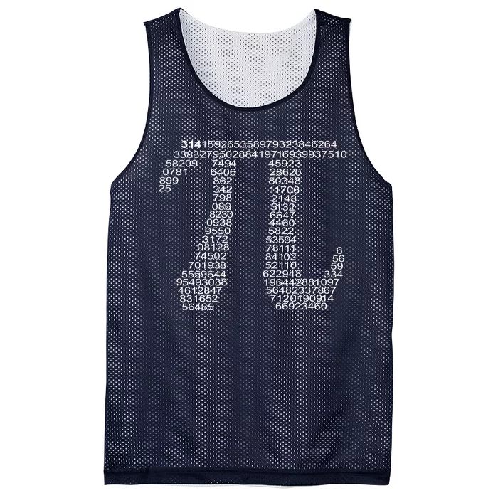 Get Pi Math Geek Mesh Reversible Basketball Jersey Tank