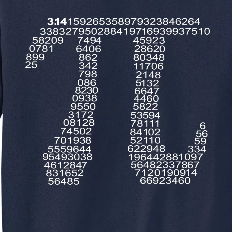 Get Pi Math Geek Tall Sweatshirt