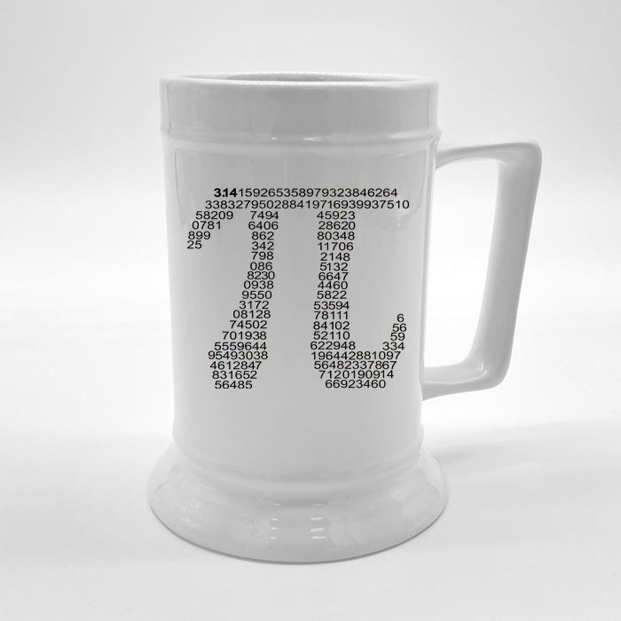 Get Pi Math Geek Front & Back Beer Stein