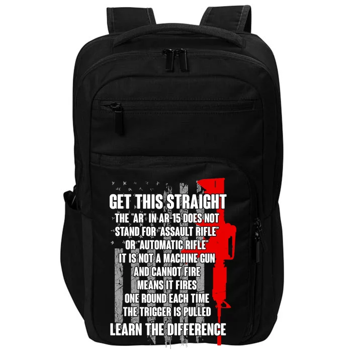 Get This Straight AR-15 US Flag Impact Tech Backpack