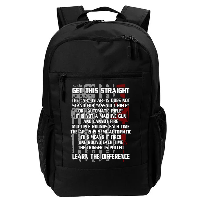 Get This Straight Learn the Difference AR-15 Daily Commute Backpack