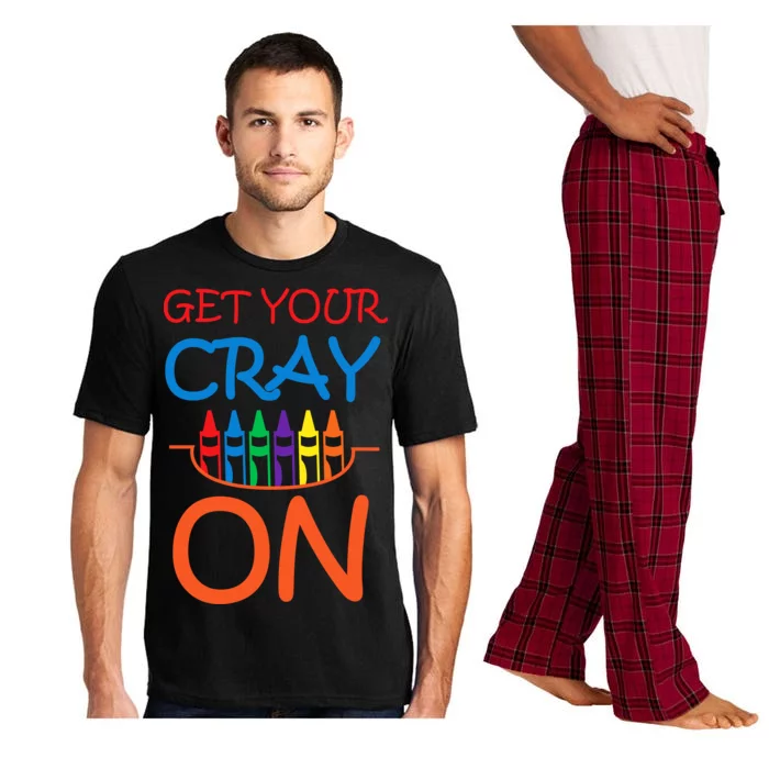 Get Your Cray On Crayon School Art Pajama Set