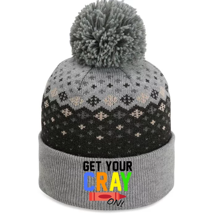 Get Your Cray-On! Fun Back To School The Baniff Cuffed Pom Beanie