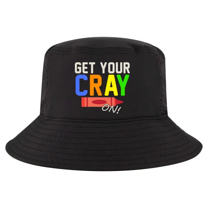 Get Your Cray-On! Fun Back To School Cool Comfort Performance Bucket Hat