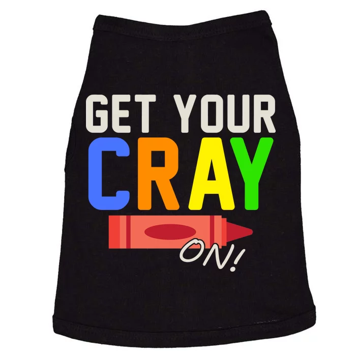 Get Your Cray-On! Fun Back To School Doggie Tank