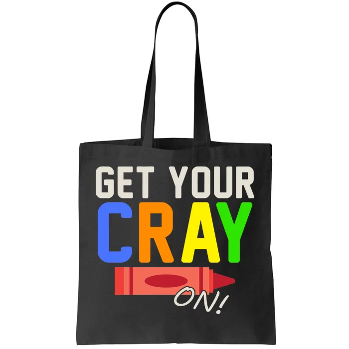 Get Your Cray-On! Fun Back To School Tote Bag