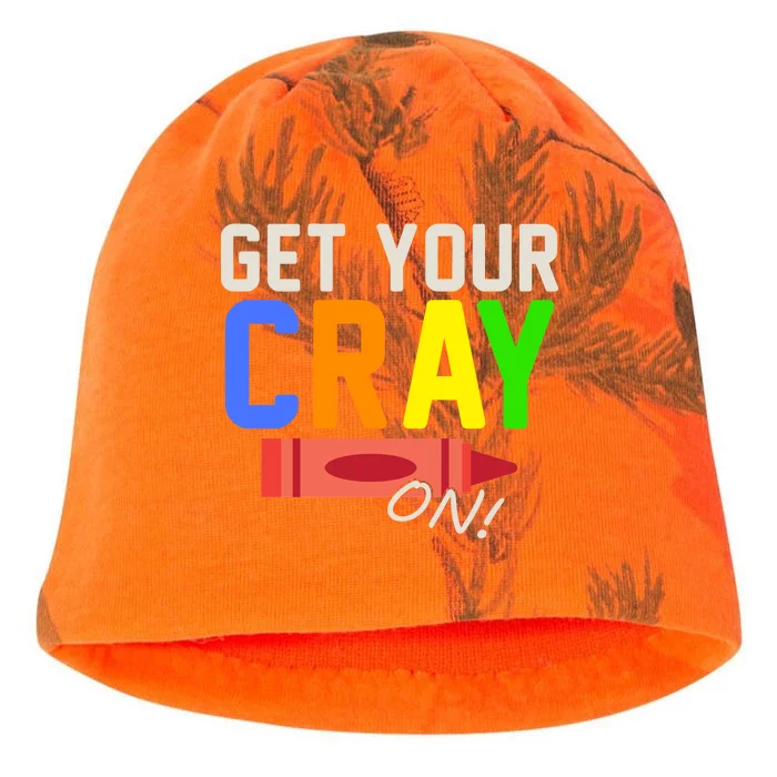 Get Your Cray-On! Fun Back To School Kati - Camo Knit Beanie