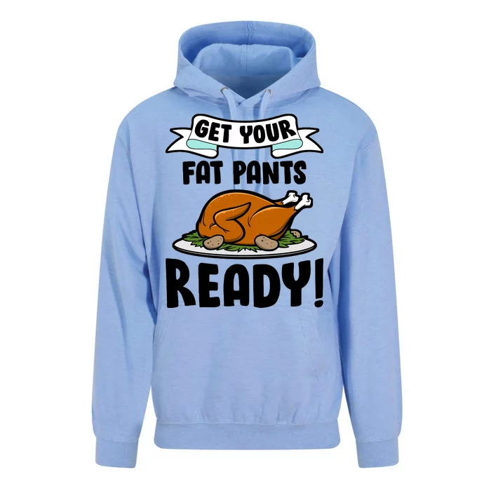 Get Your Fat Pants Ready Unisex Surf Hoodie