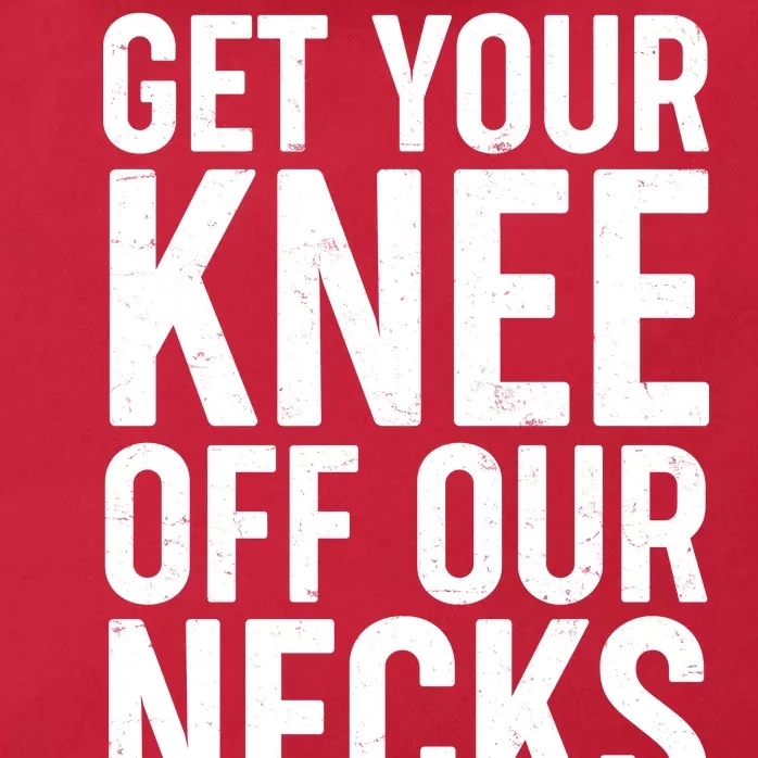 Get Your Knee Off Our Necks Zip Tote Bag