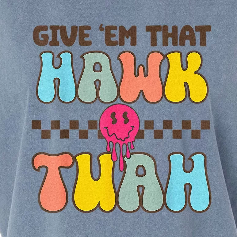 Give Em That Hawk Tuah Garment-Dyed Women's Muscle Tee