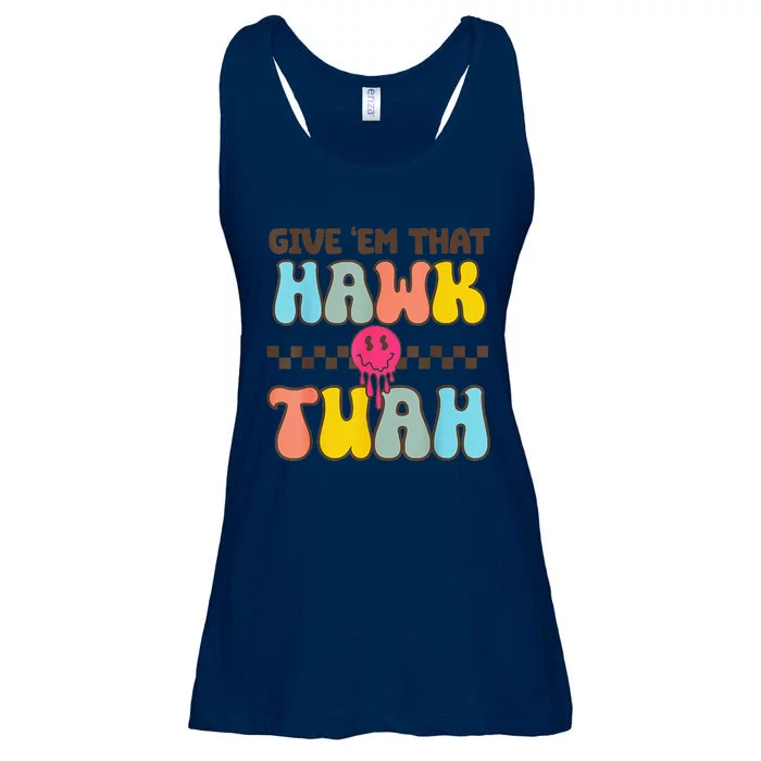 Give Em That Hawk Tuah Ladies Essential Flowy Tank