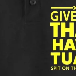 Give Em That Funny Hawk Tuah Spit On That Thang Gift Dry Zone Grid Performance Polo