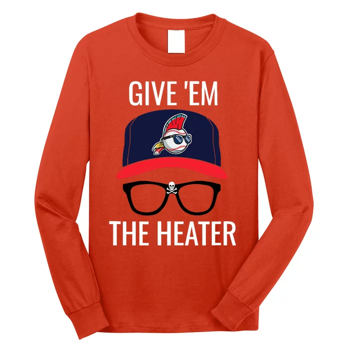 Give Em The Heater - Cleveland Baseball' Men's T-Shirt
