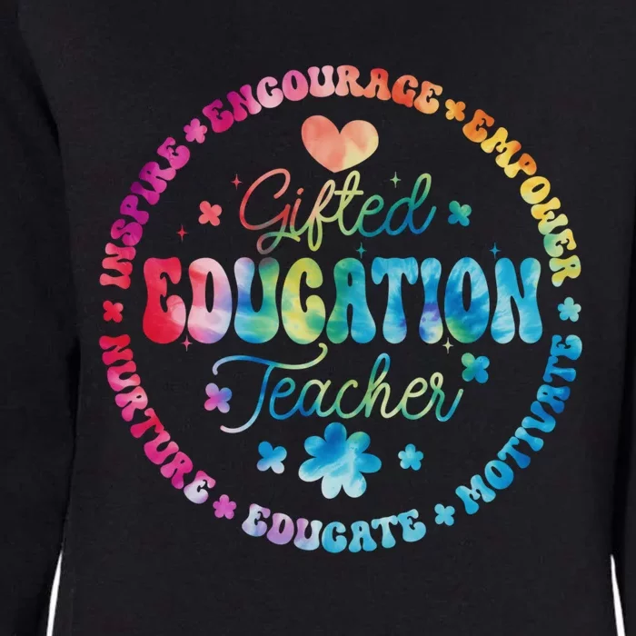 Gifted Education Teacher Appreciation Week Back To School Gift Womens California Wash Sweatshirt