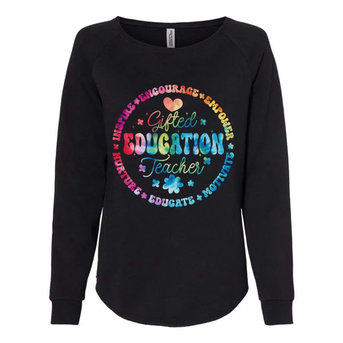 Gifted Education Teacher Appreciation Week Back To School Gift Womens California Wash Sweatshirt