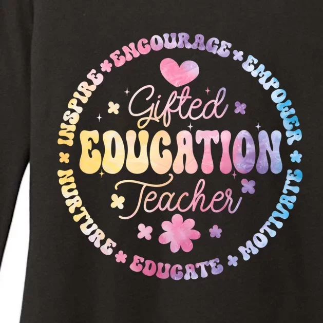 Gifted Education Teacher Appreciation Week Back To School Gift Womens CVC Long Sleeve Shirt