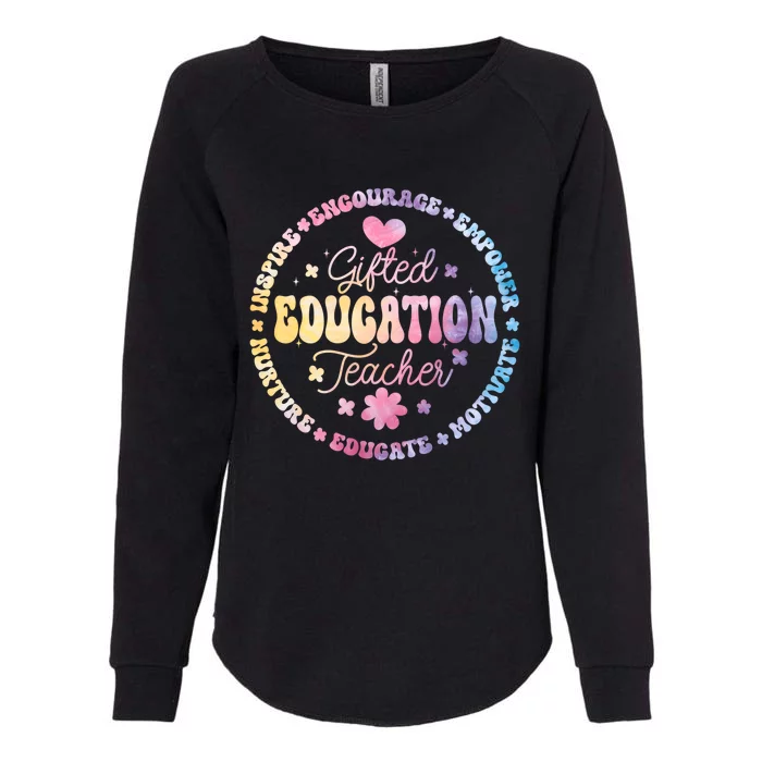 Gifted Education Teacher Appreciation Week Back To School Gift Womens California Wash Sweatshirt