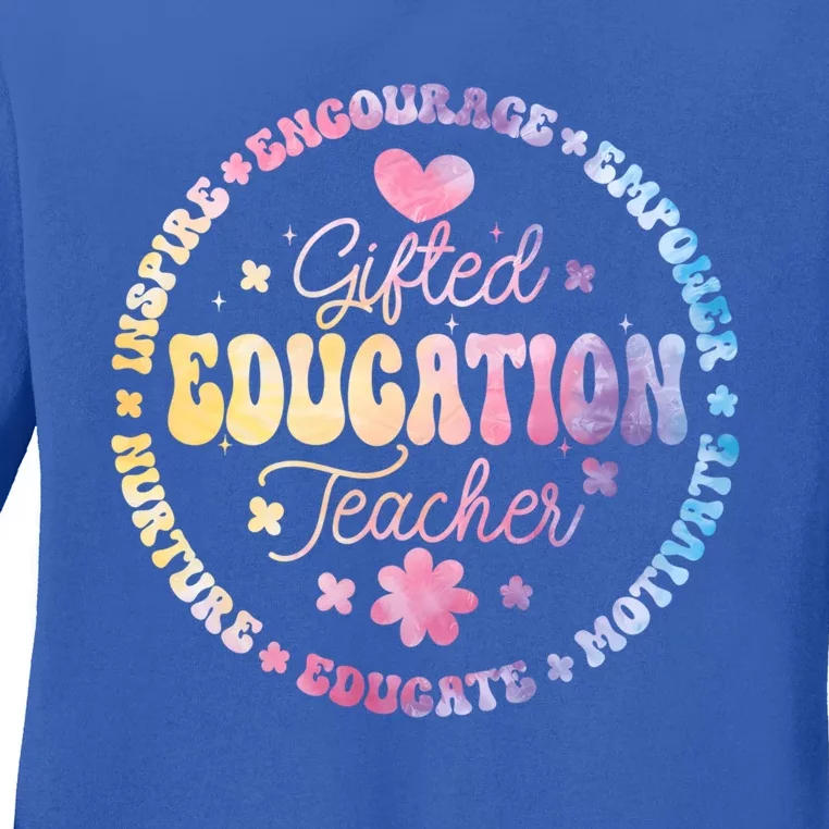 Gifted Education Teacher Appreciation Week Back To School Gift Ladies Long Sleeve Shirt