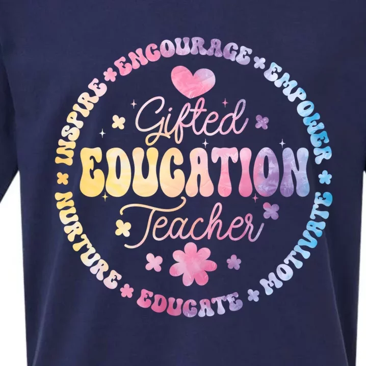 Gifted Education Teacher Appreciation Week Back To School Gift Sueded Cloud Jersey T-Shirt