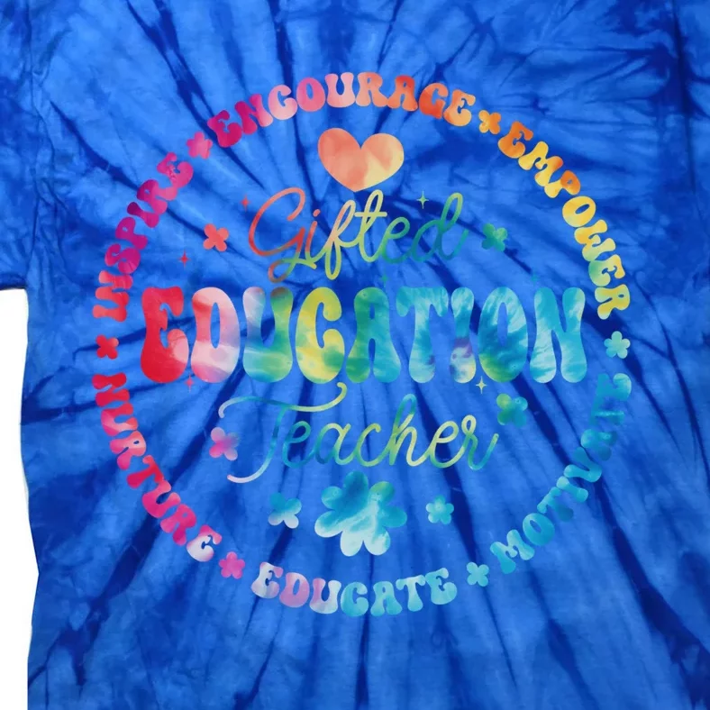 Gifted Education Teacher Appreciation Week Back To School Gift Tie-Dye T-Shirt