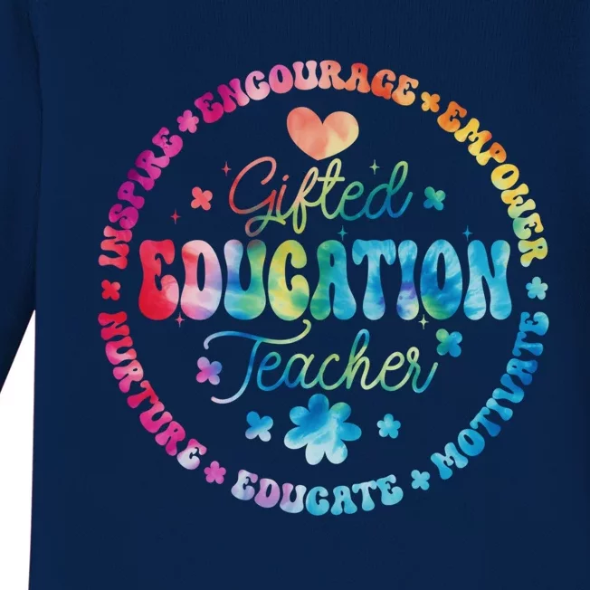 Gifted Education Teacher Appreciation Week Back To School Gift Baby Long Sleeve Bodysuit