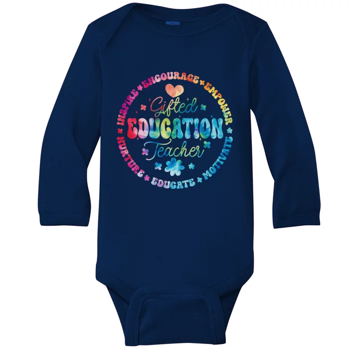 Gifted Education Teacher Appreciation Week Back To School Gift Baby Long Sleeve Bodysuit