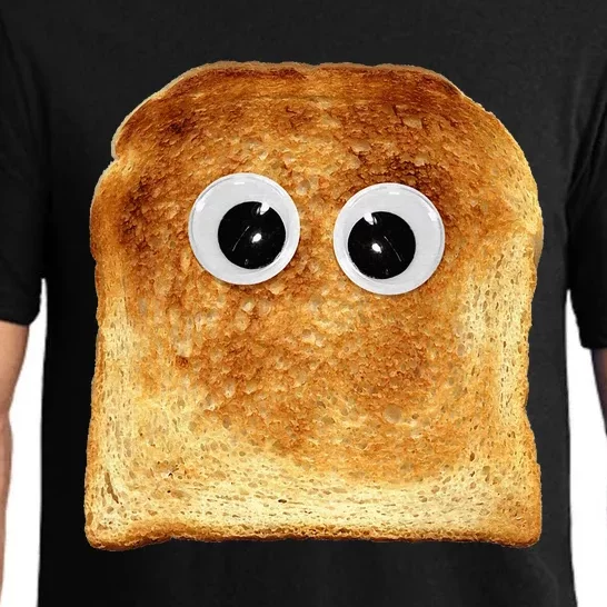 Googly Eye Toast Bread Eater Vegetarian Costume Funny Silly Pajama Set