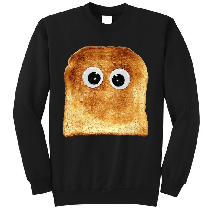 Googly Eye Toast Bread Eater Vegetarian Costume Funny Silly Tall Sweatshirt