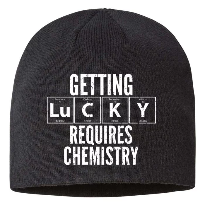 Getting Lucky Requires Chemistry 8 1/2in Sustainable Knit Beanie