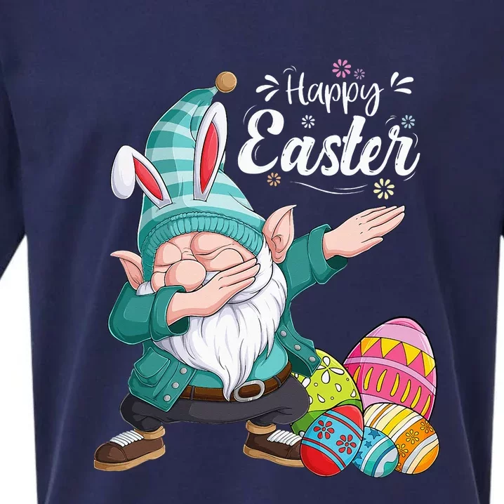 Gnome Easter Women Happy Easter Outfit Easter Sueded Cloud Jersey T-Shirt