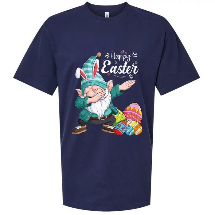 Gnome Easter Women Happy Easter Outfit Easter Sueded Cloud Jersey T-Shirt