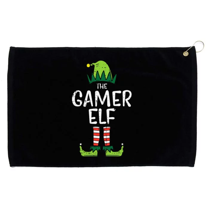 Gamer Elf Xmas Christmas Family Grommeted Golf Towel