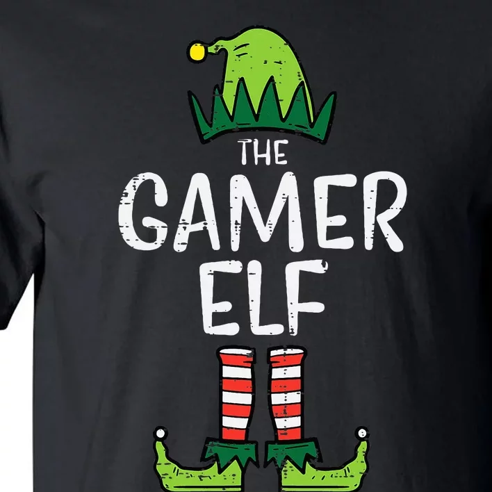 Gamer Elf Xmas Christmas Family Tall T-Shirt