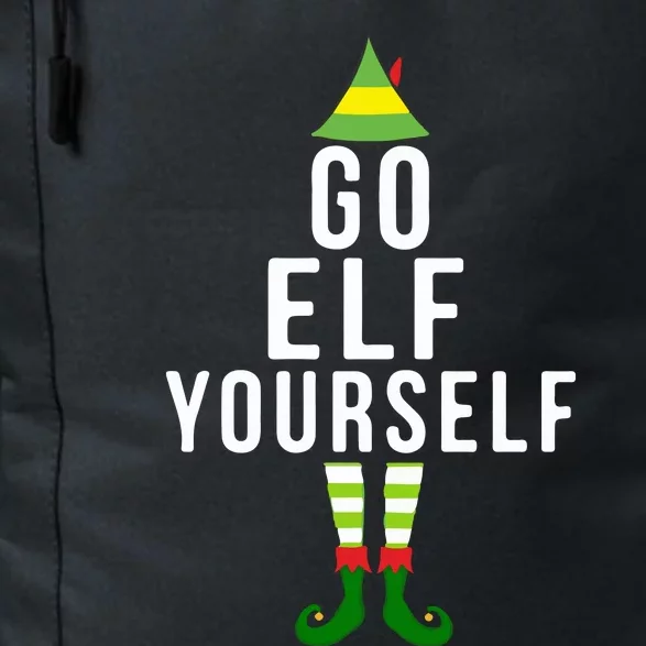 Go Elf Yourself Elf Costume Inappropriate Christmas Xmas Gift Daily Commute Backpack