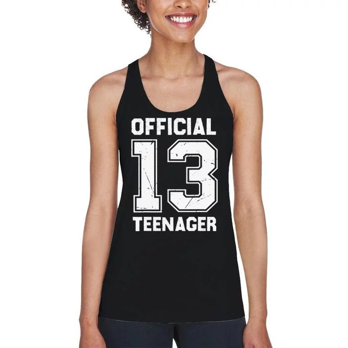 gift for 13 Teenager Birthday Women's Racerback Tank