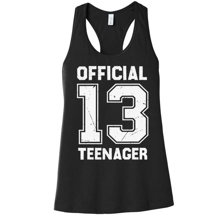 gift for 13 Teenager Birthday Women's Racerback Tank