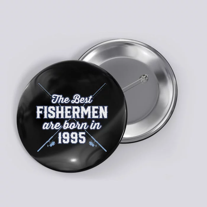 Gift For 26 Year Old Fishing Fisherman 1995 26th Birthday Button