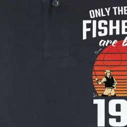 Gift For 41 Year Old Fishing Fisherman 1981 41th Birthday Softstyle Adult Sport Polo