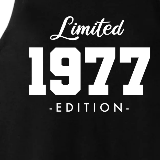 Gift For 46 Year Old 1977 Limited Edition 46th Birthday Gift Ladies Tri-Blend Wicking Tank