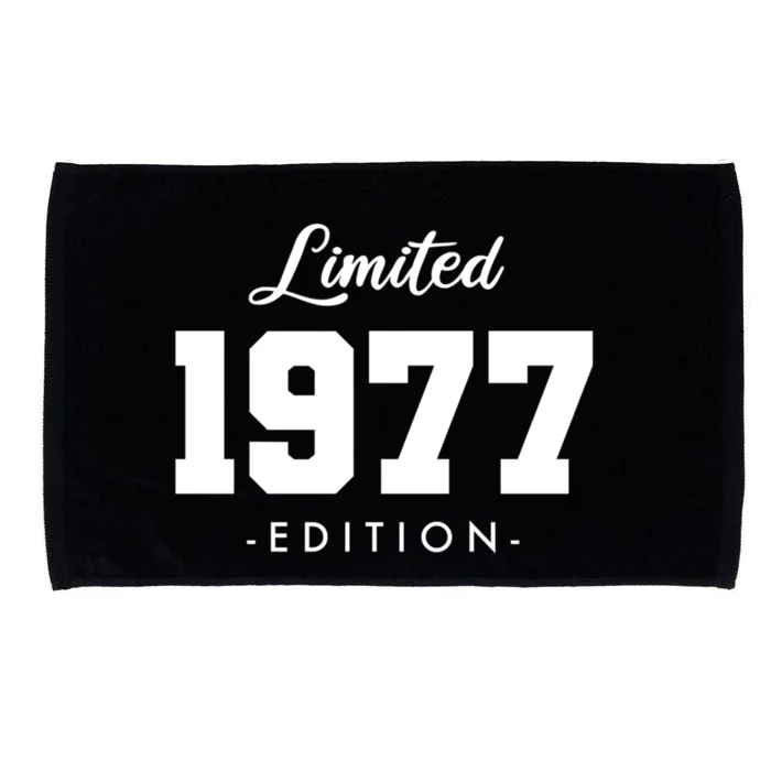 Gift For 46 Year Old 1977 Limited Edition 46th Birthday Gift Microfiber Hand Towel