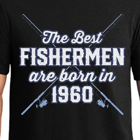 Gift For 61 Year Old Fishing Fisherman 1960 61st Birthday Pajama Set