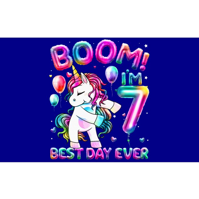 Gifts For 7th Birthday Party 7 Years Old Flossing Unicorn Bumper Sticker