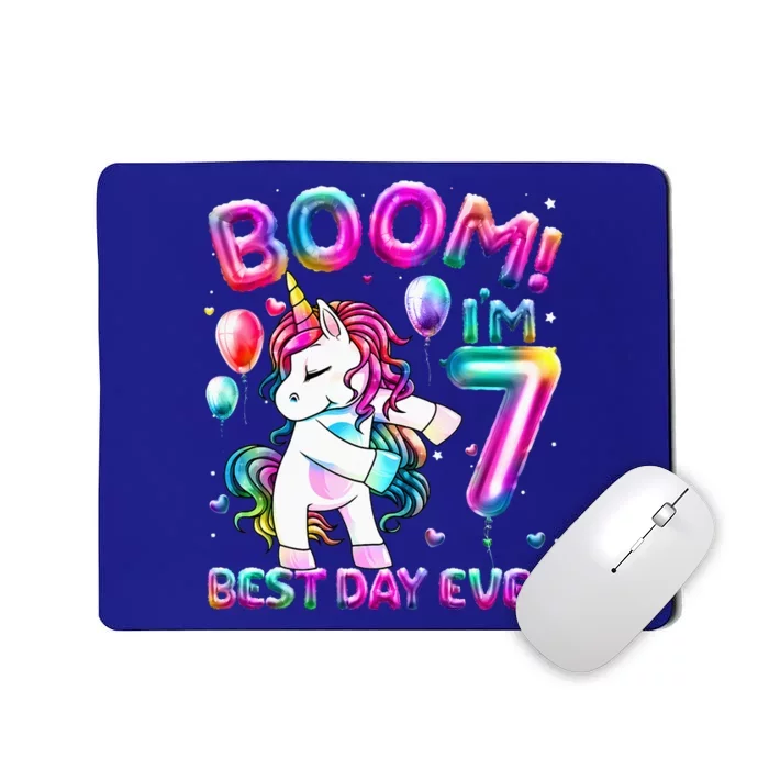 Gifts For 7th Birthday Party 7 Years Old Flossing Unicorn Mousepad