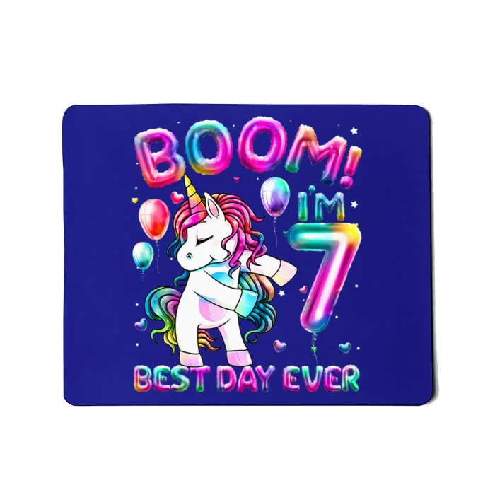 Gifts For 7th Birthday Party 7 Years Old Flossing Unicorn Mousepad