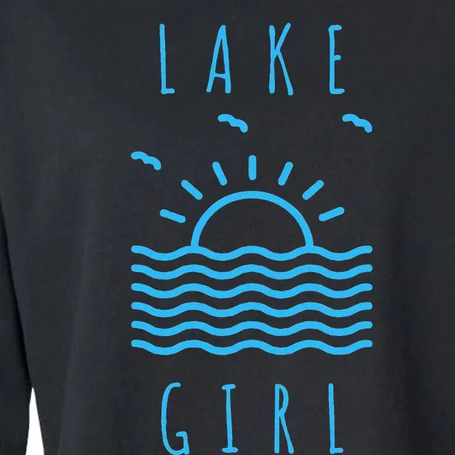 Gifts For And Lake Living Fishing Cropped Pullover Crew