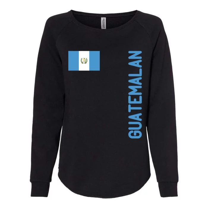 Guatemalan Flag And Guatemala Roots Cool Gift Womens California Wash Sweatshirt