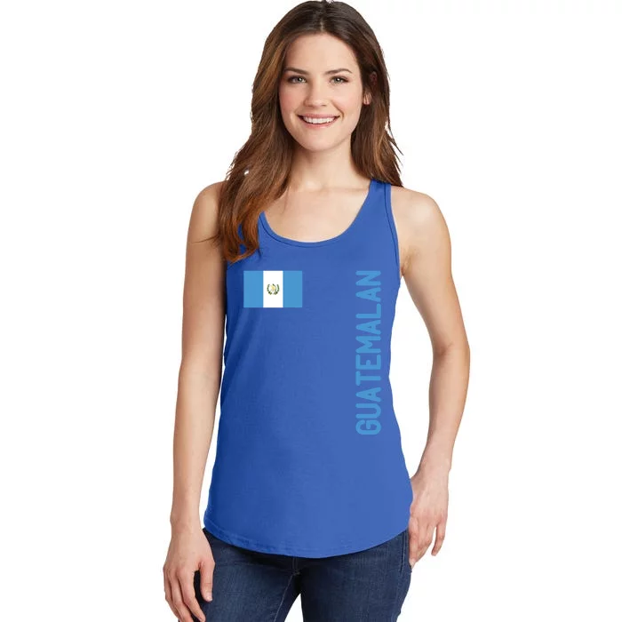 Guatemalan Flag And Guatemala Roots Cool Gift Ladies Essential Tank